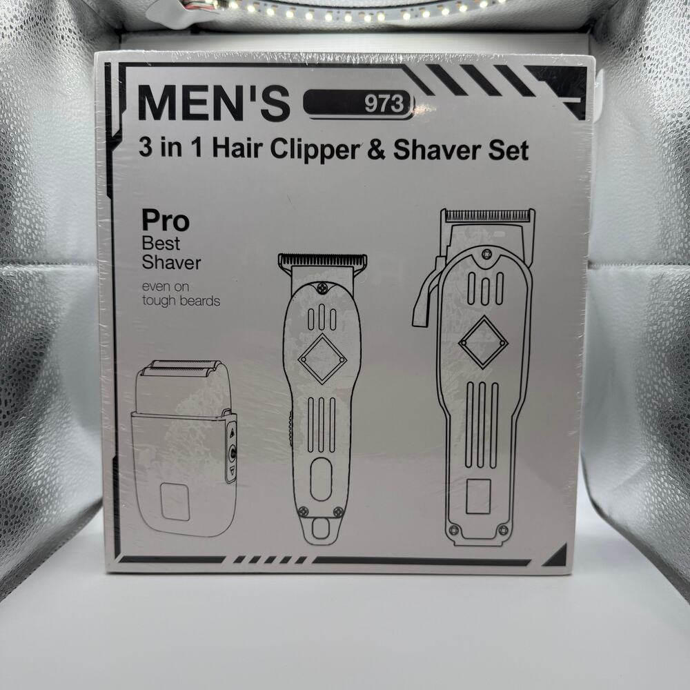 Karrte 3 in 1 Professional Hair Clippers & Shaver Set 973 NEW Sealed